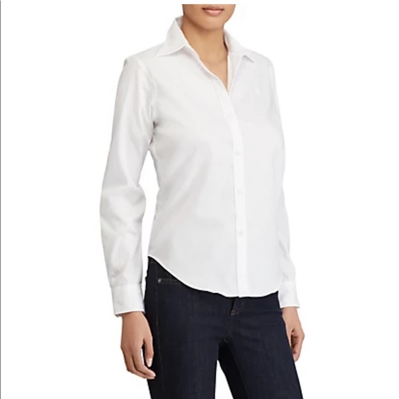 Lauren Ralph Lauren Striped Button Down Top - Picture 3 of 6